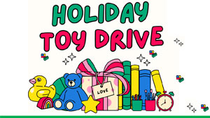 Clip art of toys for SMC Malibu Toy Drive