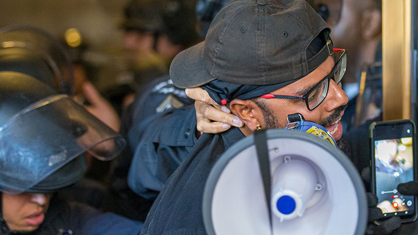 Danilo Perez’s news photograph which won in the CCMA Best News Photograph category.