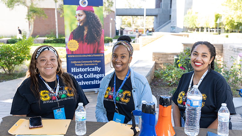 Scenes from Santa Monica College’s first HBCU Caravan/college fair held on The Quad at the SMC Main Campus in Santa Monica, Calif., Thursday, Oct. 26.