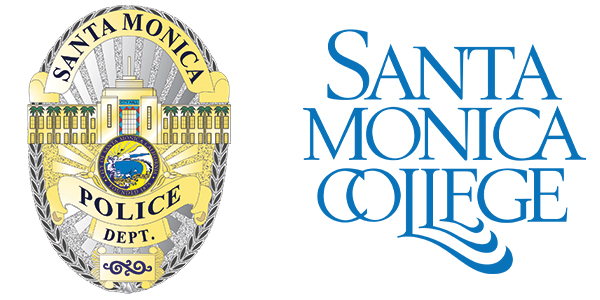 Santa Monica Police and Santa Monica College logos