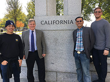 Michael Saldivar, Stuart Cooley, Christopher Molina and Keelin Spencer