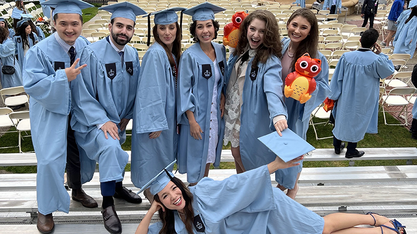 Micca's graduation from Columbia University