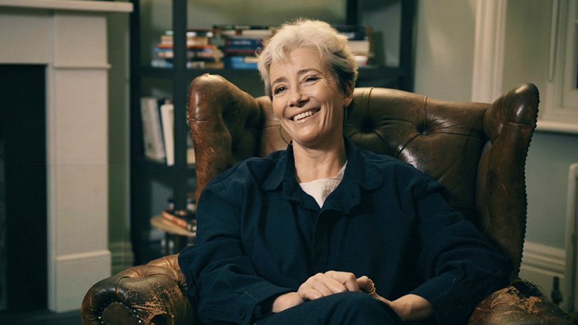 Emma Thompson in the Merchant Ivory documentary