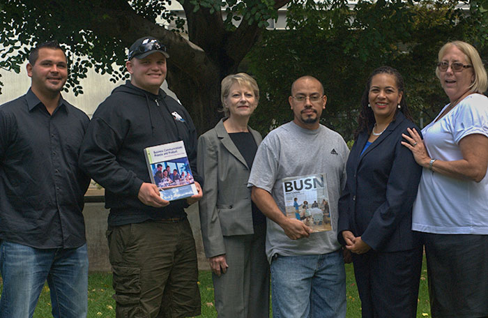 Bus Dept. Donates Books